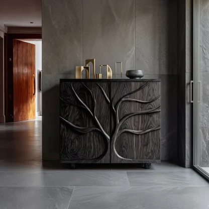 Modern Branch Relief Cabinet For Hallway