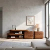 Modern Curved Storage Sideboard For Dining Room