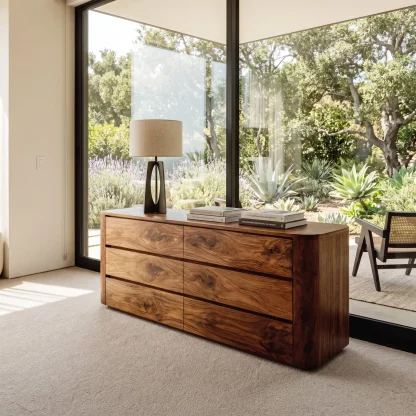 Modern Natural Grain Dresser For Bedroom