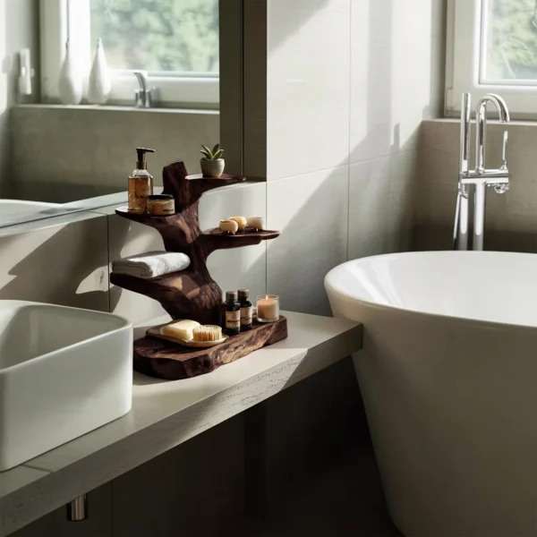 Modern Organic Bathroom Shelf For Bathroom