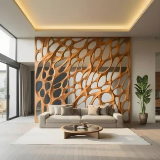 Modern Organic Room Divider For Open Space Decor