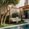 Modern Outdoor Daybed Swing For Poolside Or Garden