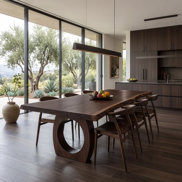 Modern Sculptural Dining Table For Dining Room Interior