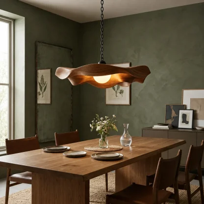 Modern Sculptural Pendant Light For Living Room