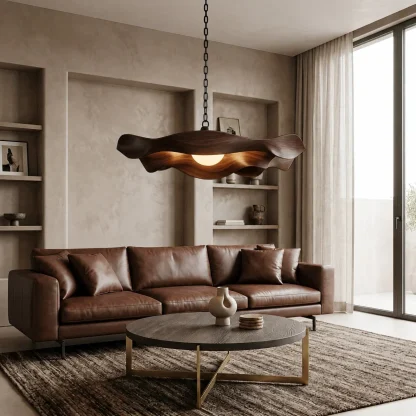 Modern Sculptural Pendant Light For Living Room