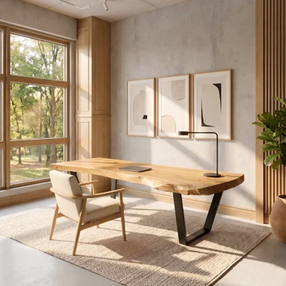 Modern Solid Wood Desk For Bedroom Furniture