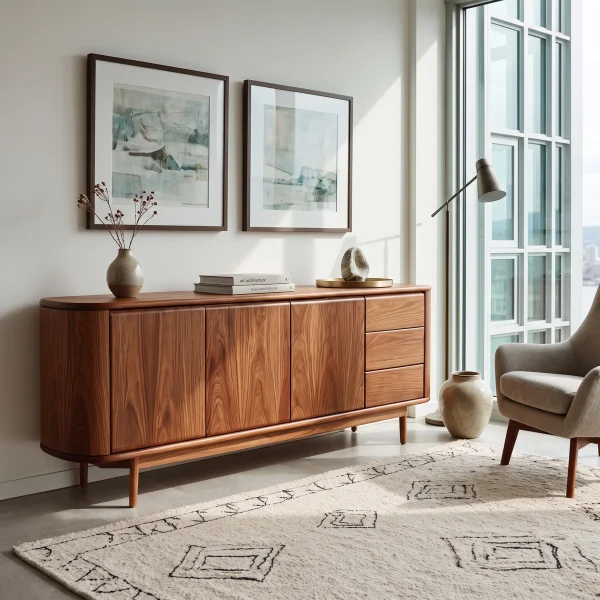 Modern Storage Sideboard With Drawers For Home Office