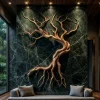 Modern Tree Branch Sculpture Wall Decor Living Room