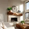 Modern Wooden Fireplace Mantel For Cozy Home Interior