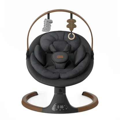 Monamii Bluetooth Infant Swing With Music Speaker, 5 Speeds And Remote Control