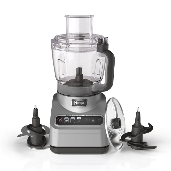 Ninja Professional Food Processor 9 Cup, 850 Watts, Silver - BN600