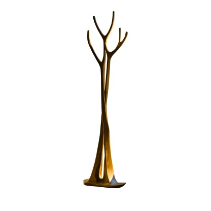 Norwyn Sculpted Solid Wood Tree Coat Rack