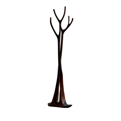 Norwyn Sculpted Solid Wood Tree Coat Rack