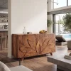 Organic Carved Sideboard Cabinet Living Room