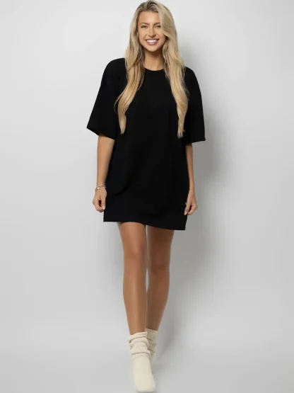 Oversized Terry T-Shirt - Dust