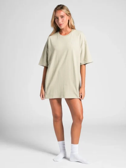 Oversized Terry T-Shirt - Dust