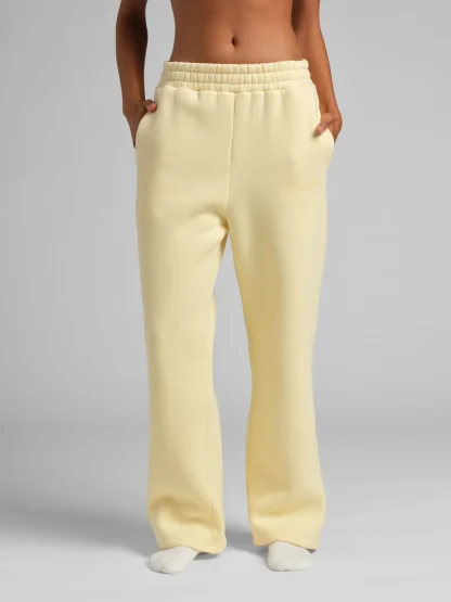 Pastel Straight-Leg Sweatpants - Baby Blue