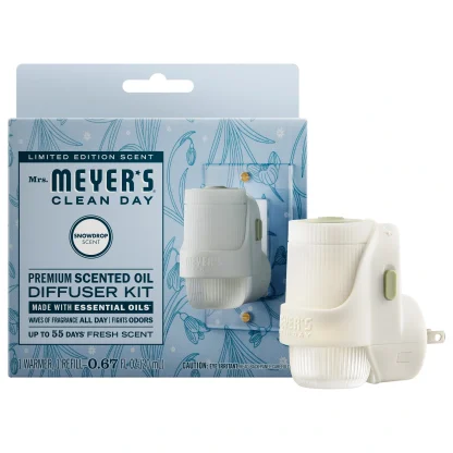 Plug-In Oil Warmer With Refill - Snowdrop