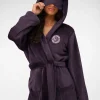 Plush Lounge Robe - Blackberry