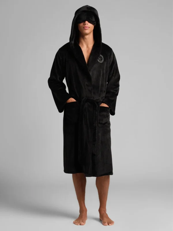 Plush Lounge Robe - Blackberry