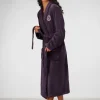 Plush Lounge Robe - Blackberry