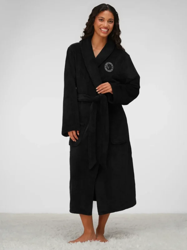 Plush Lounge Robe - Blackberry