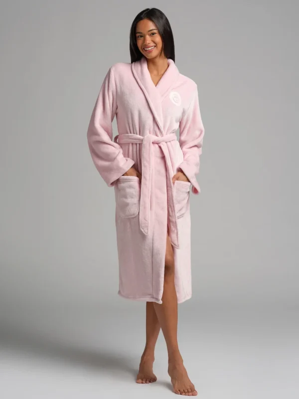 Plush Lounge Robe - Blackberry