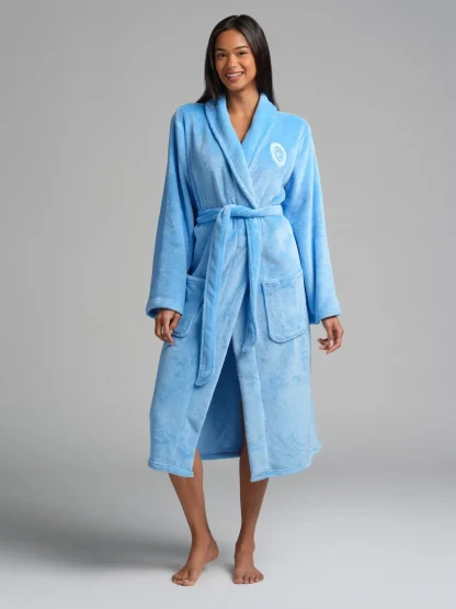 Plush Lounge Robe - Blackberry