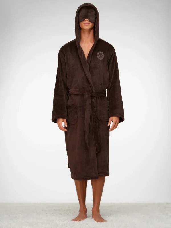 Plush Lounge Robe - Blackberry