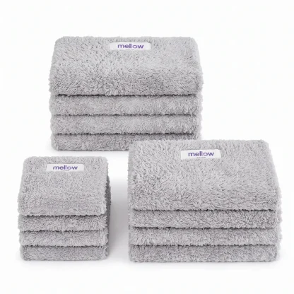 Plush Towel Set - Sage Green
