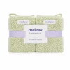 Plush Washcloths, 4-Pack - Sage Green