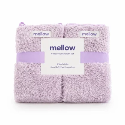 Plush Washcloths, 4-Pack - Sage Green
