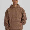 Pullover Hoodie - Mocha Leopard