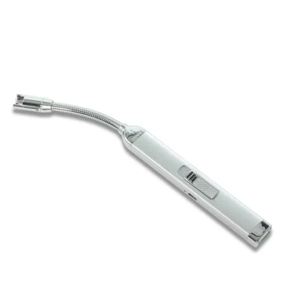 Rechargeable Silver Candle Lighter