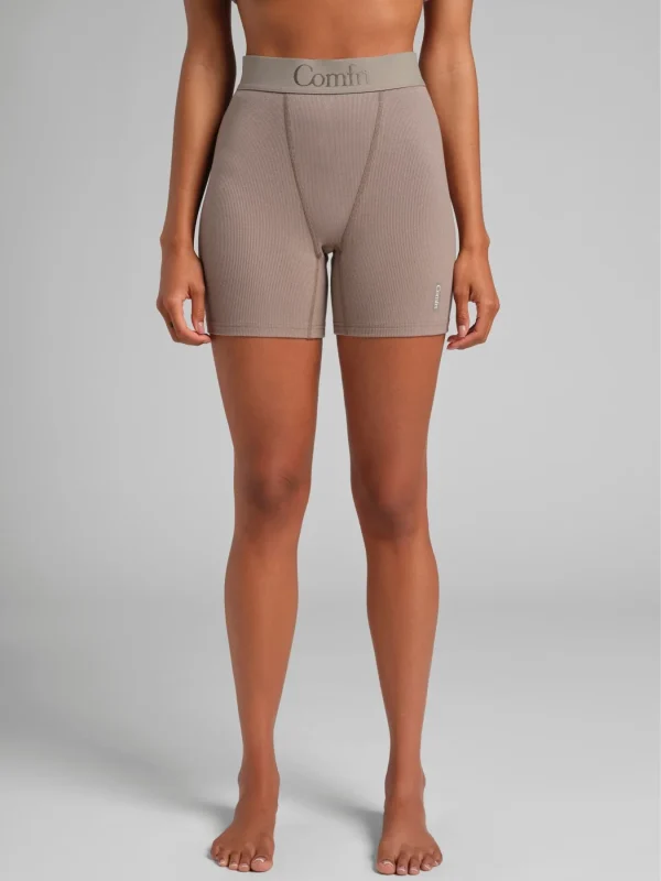 Ribbed Boxer Shorts - Violet