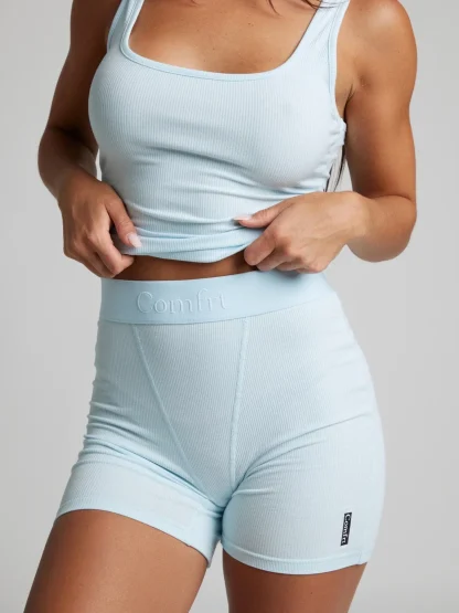 Ribbed Boxer Shorts - Violet