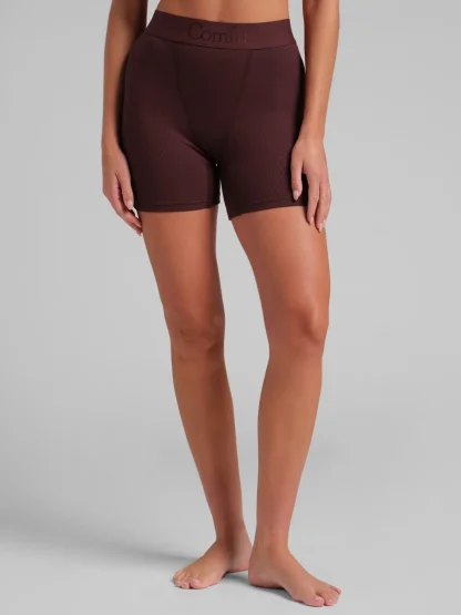Ribbed Boxer Shorts - Violet