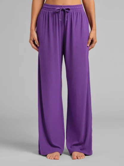 Ribbed Contour Lounge Pants - Allure