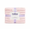 Ribbed Hand Towels, 4-Pack - Pink