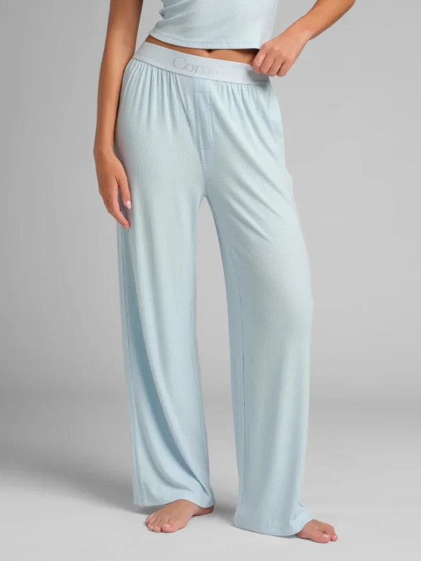 Ribbed Lounge Pants - Espresso