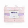 Ribbed Washcloths, 4-Pack - Pink