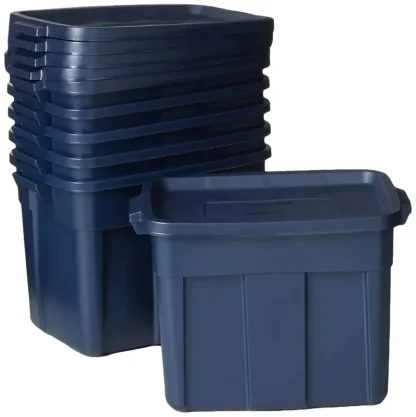Rubbermaid Roughneck 18 Gal Stackable Storage Bins - 6 Pack