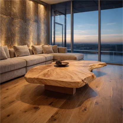 Rustic Organic Coffee Table Living Room Or Family Room