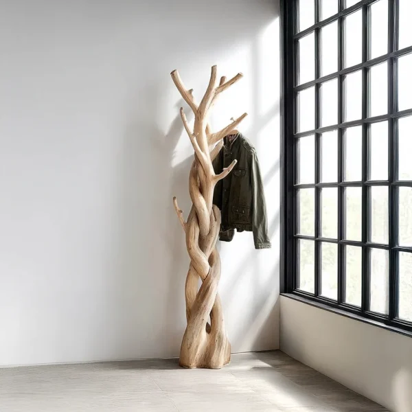 Rustic Tree Coat Rack Bedroom Closet