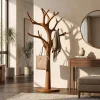Rustic Tree Coat Stand Entryway Living Room Mudroom