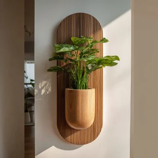 Rustic Wall Planter Living Room And Entryway