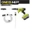 Ryobi ONE+ HP 18V Cordless Electric Cold Water Power Cleaner, 600 PSI 0.7 GPM, 20 ft. Siphon Hose