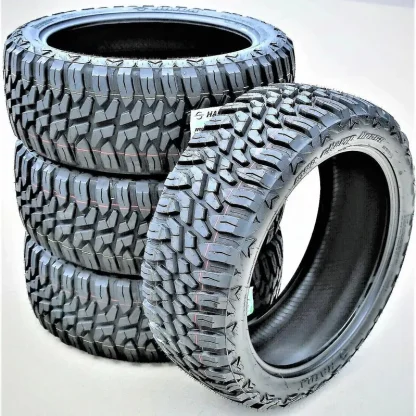 Set Of 4 LT275/65R20 126/123Q E-Rated Mud-Terrain Tires - 10-Ply Construction