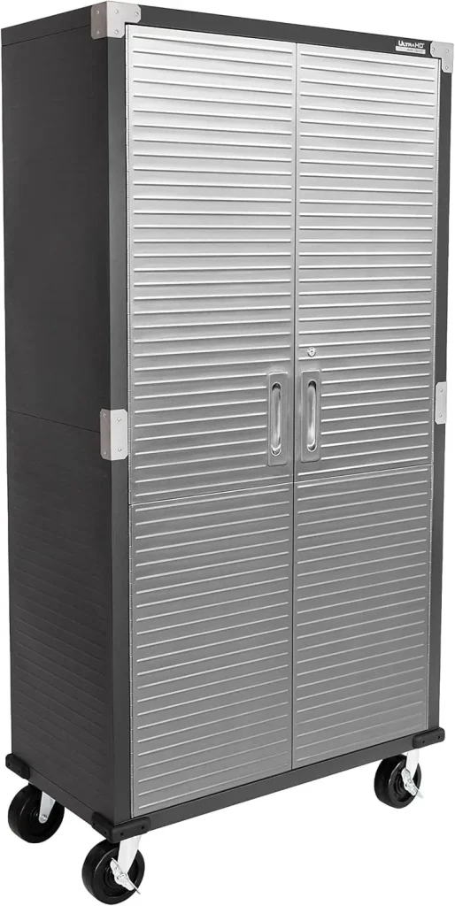 Seville Classics Steel Storage Cabinet, 36 inch W x 18 inch D x 72 inch H - UltraHD