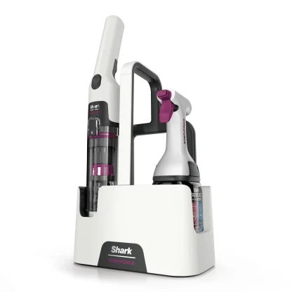 Shark Cordless Portable Spot, Stain, And Odor Remover System With Storage Caddy And Full-Size Cleaning Solution, White - HX100